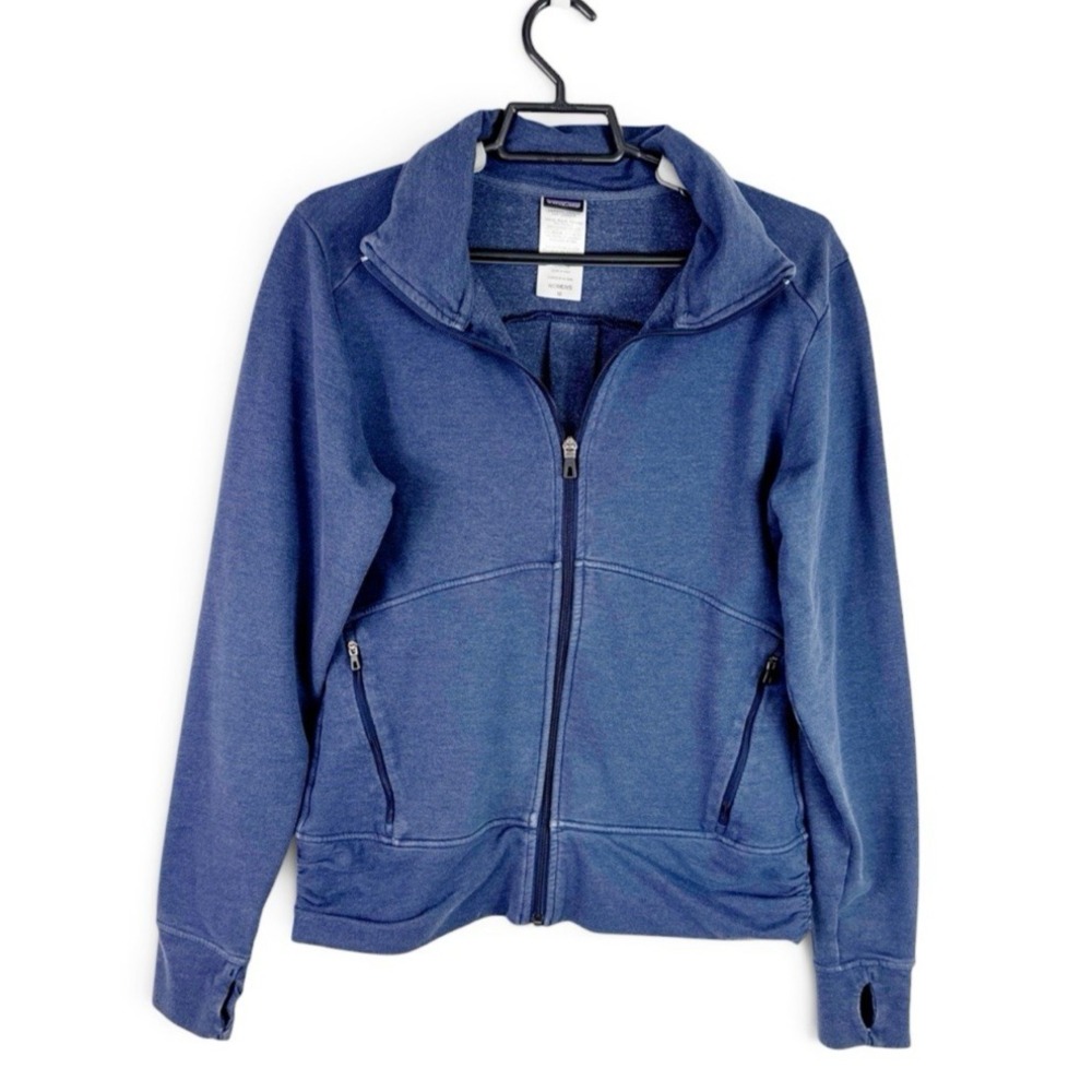 Patagonia Women's M Organic Bld Swell Belle Sweatshirt Jacket Full Zip